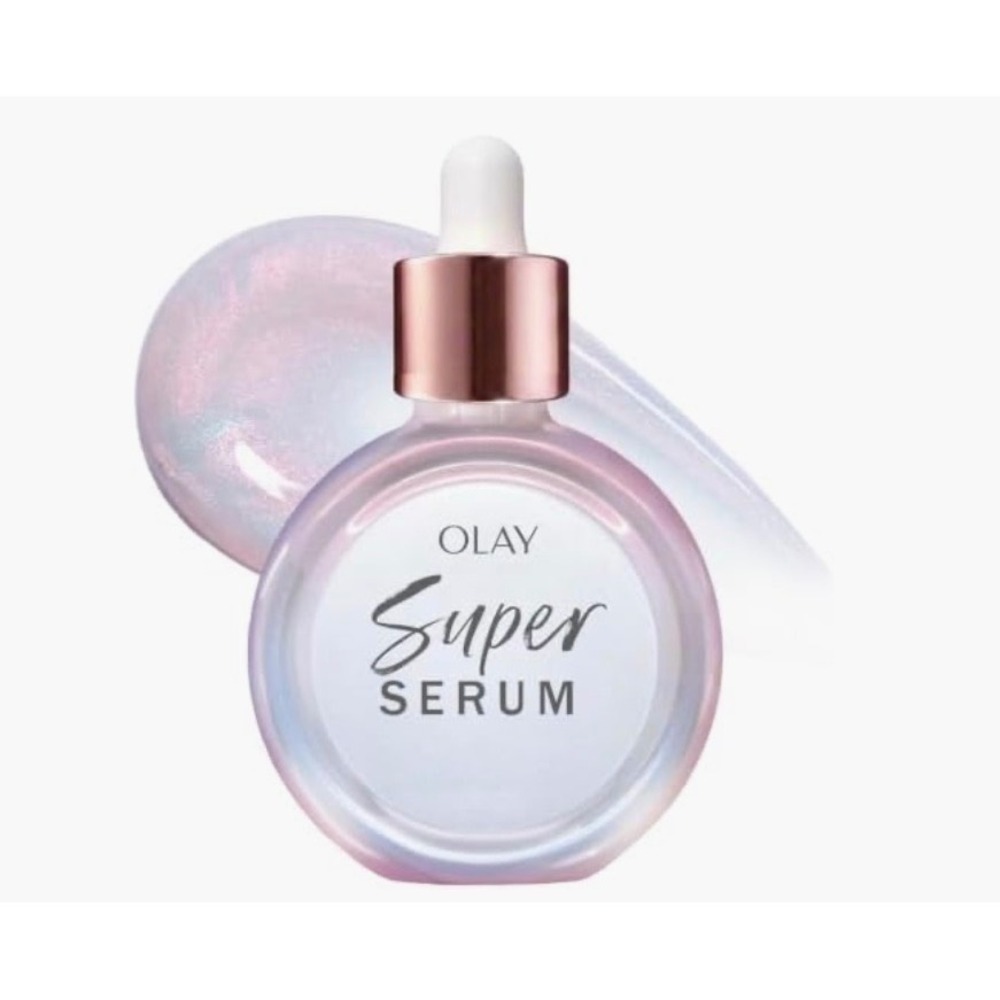 Olay Super Serum Unisex 1.0oz Iridescent New 5-in-1 Niacinamide Vitamin C AHA